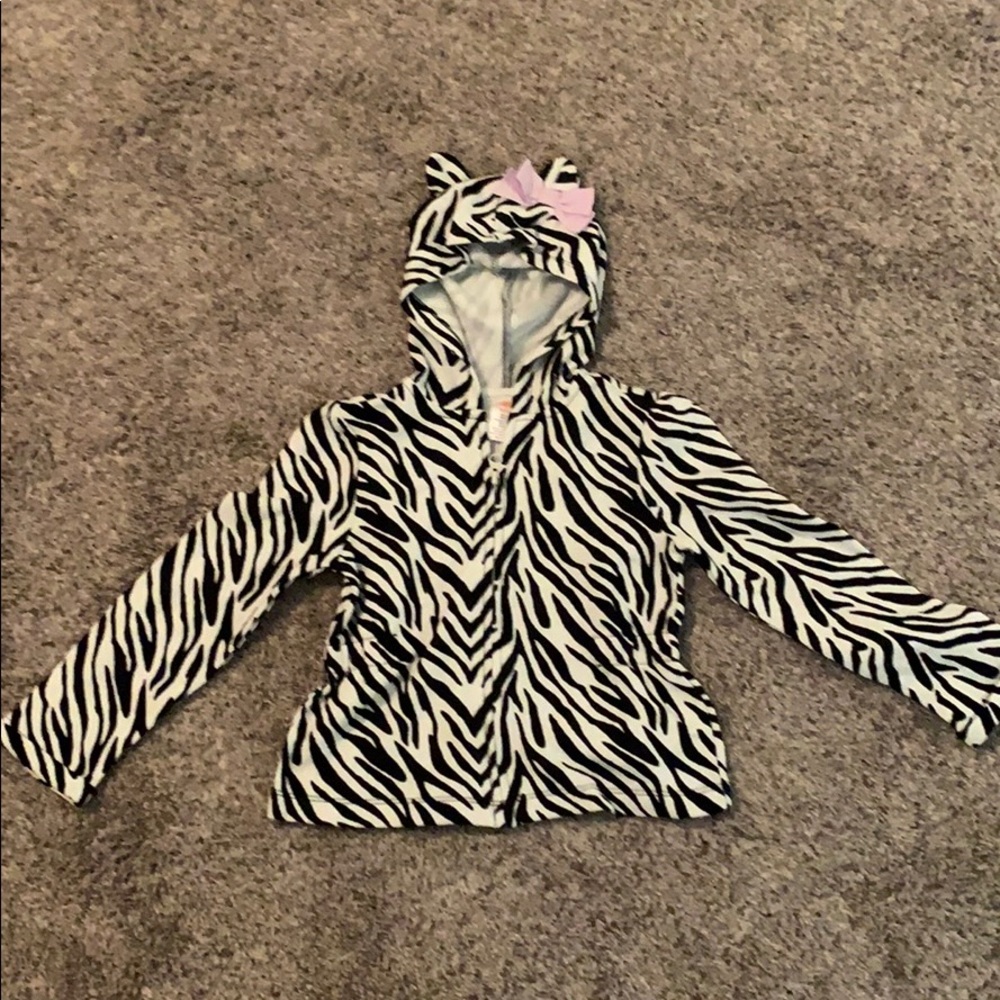 Animal Print Jacket with Hood